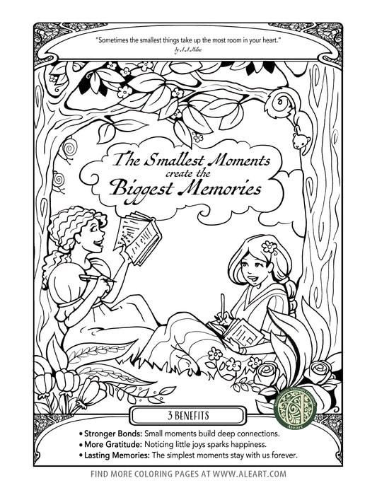 Little Moments Coloring Page