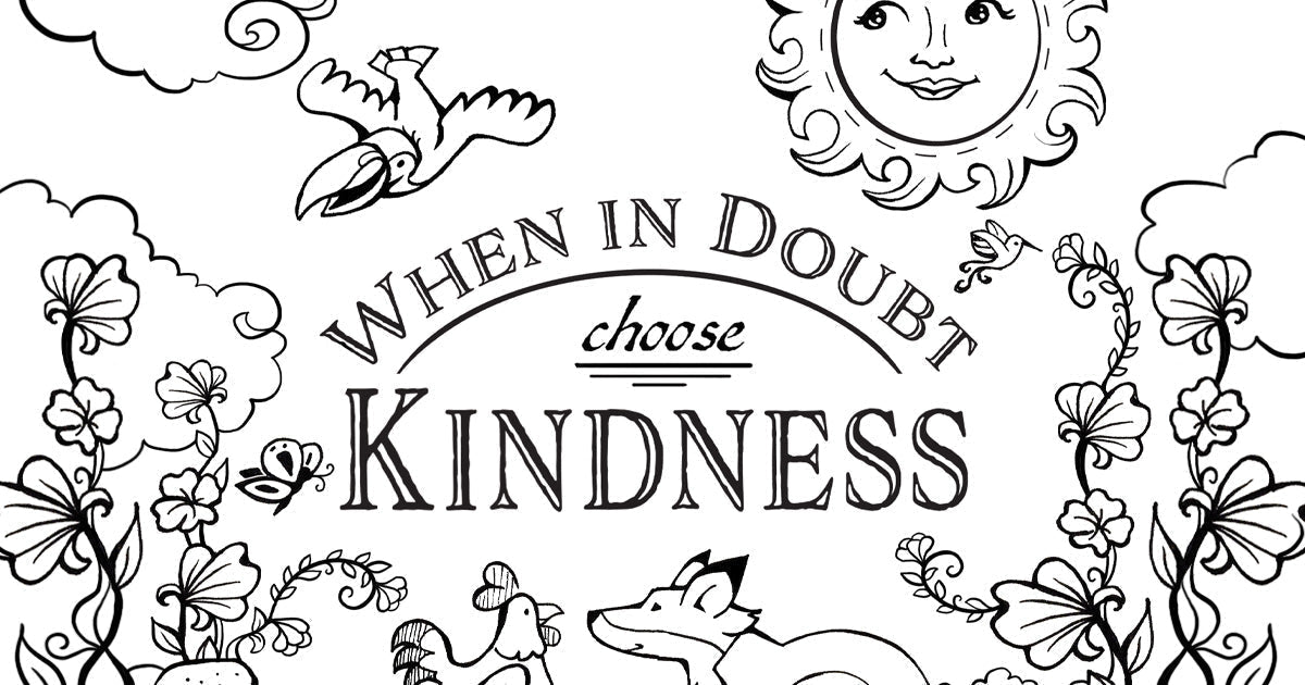Illustrated blog banner on choosing kindness — a quiet reflection on the power of small, everyday acts.