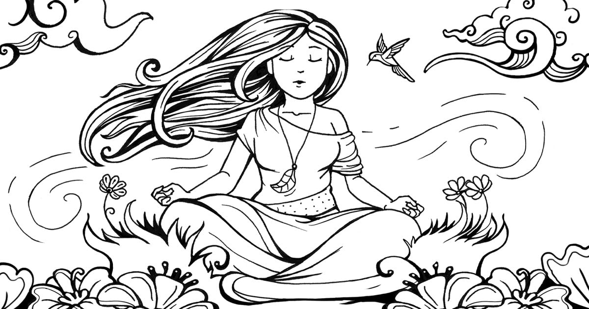 Illustrated banner for a blog on self-care journaling — a warm invitation to daily mindfulness practice.