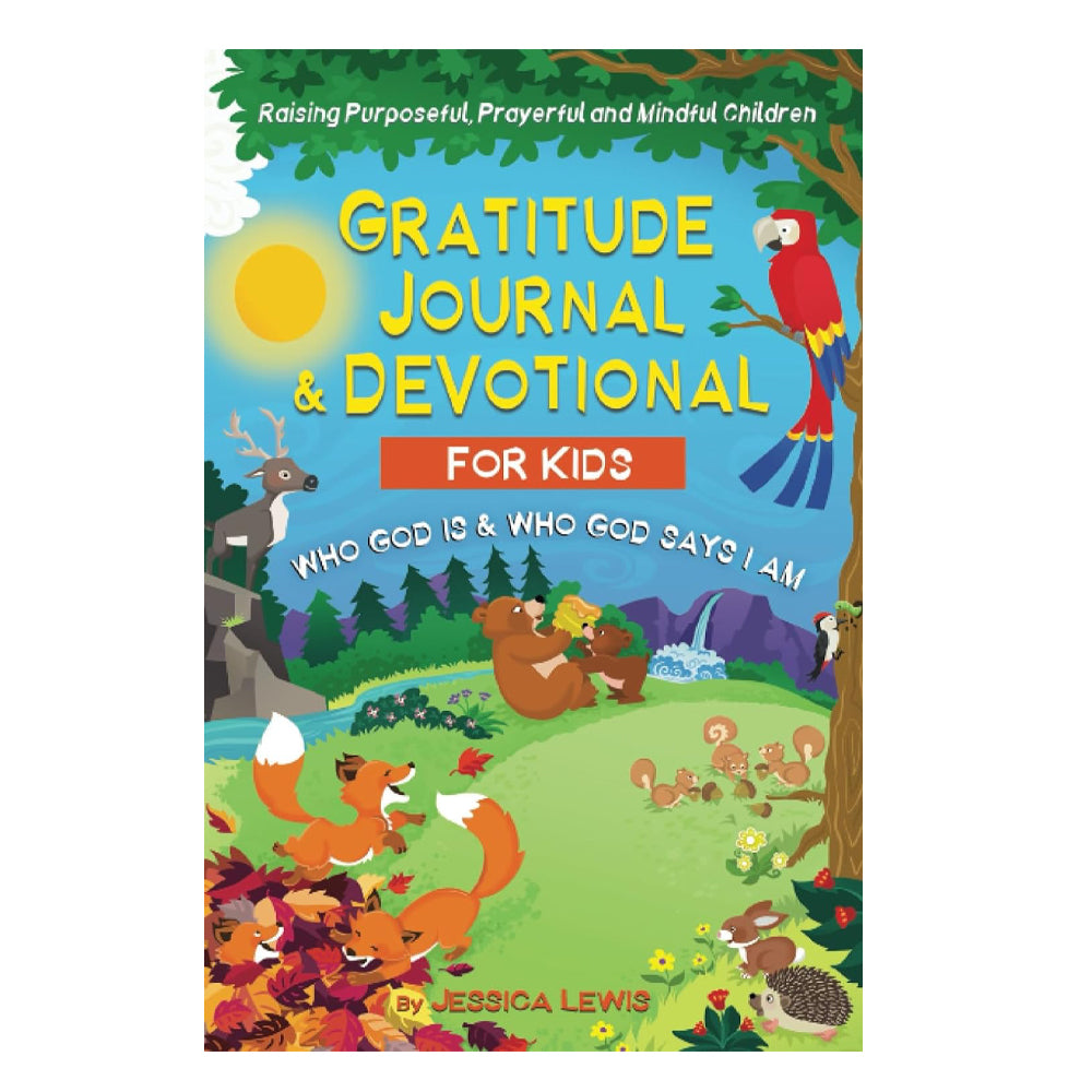 'Gratitude Journal & Devotional for Kids: Who God Is and Who God Says I Am' — children's book illustrated by Ale Artigas.