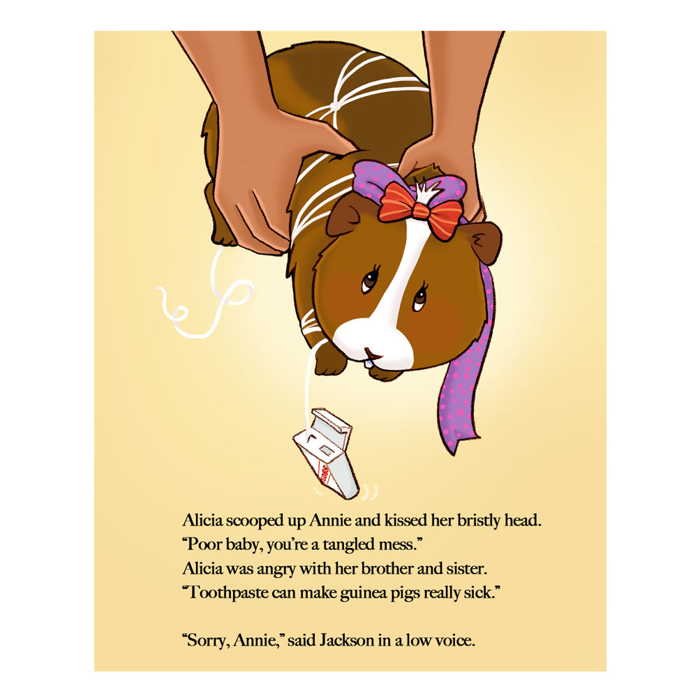 Interior illustration from 'Alicia and Annie' — hand-drawn children's book art by Ale Artigas.