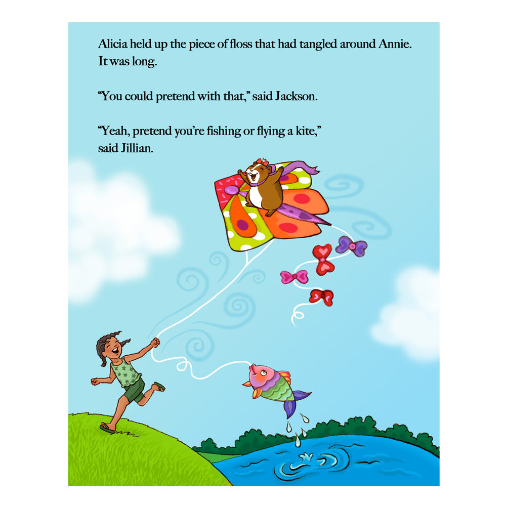 Interior illustration from 'Alicia and Annie' — hand-drawn children's book art by Ale Artigas.