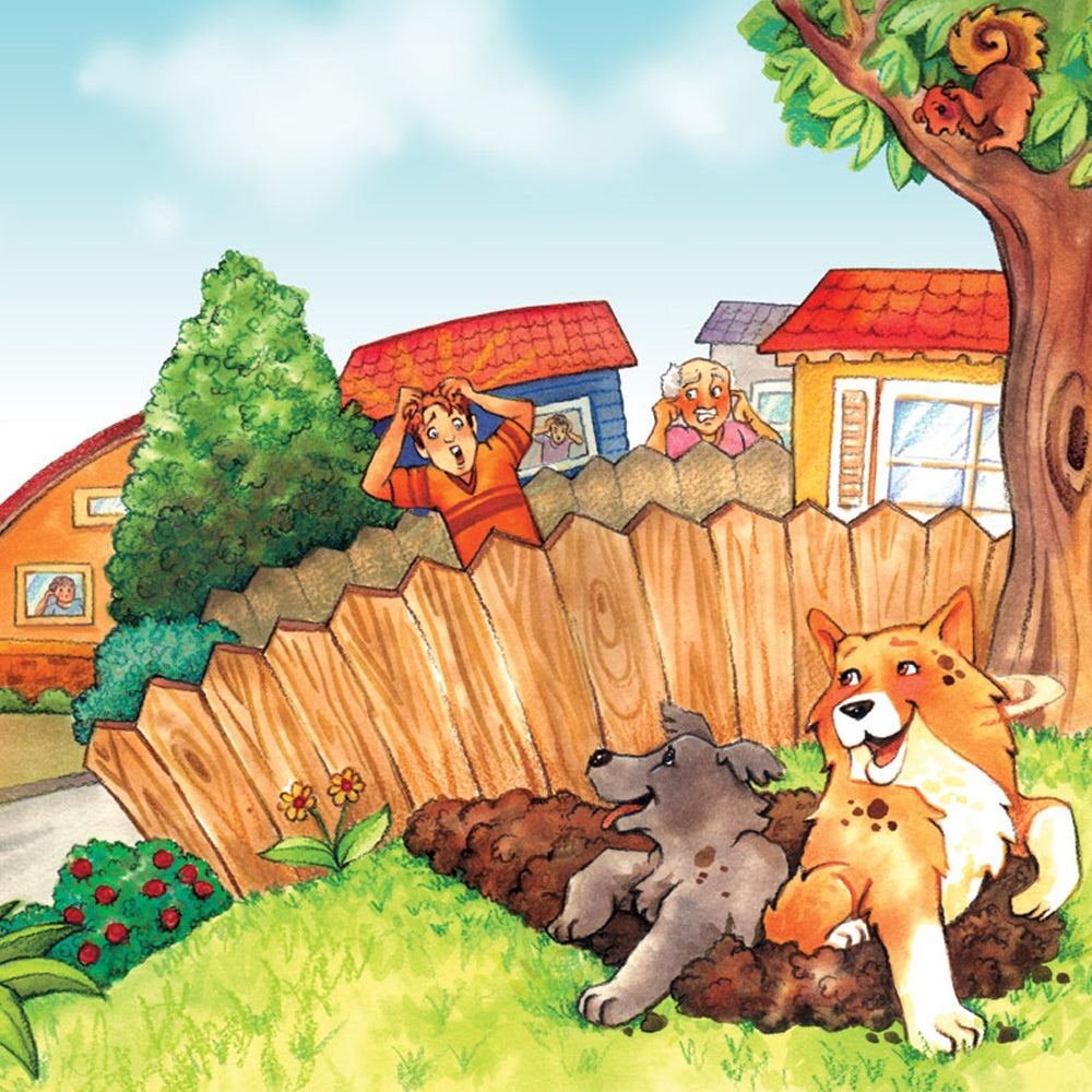 Interior illustration from 'The Fuzzy Escape Artists' — hand-drawn children's book art by Ale Artigas.