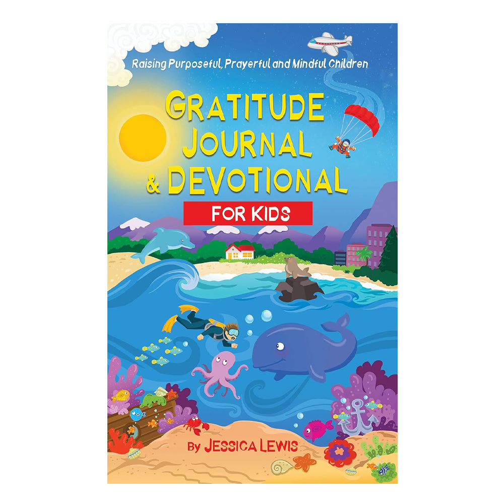 'Gratitude Journal & Devotional for Kids' book cover — children's book illustrated by Ale Artigas.