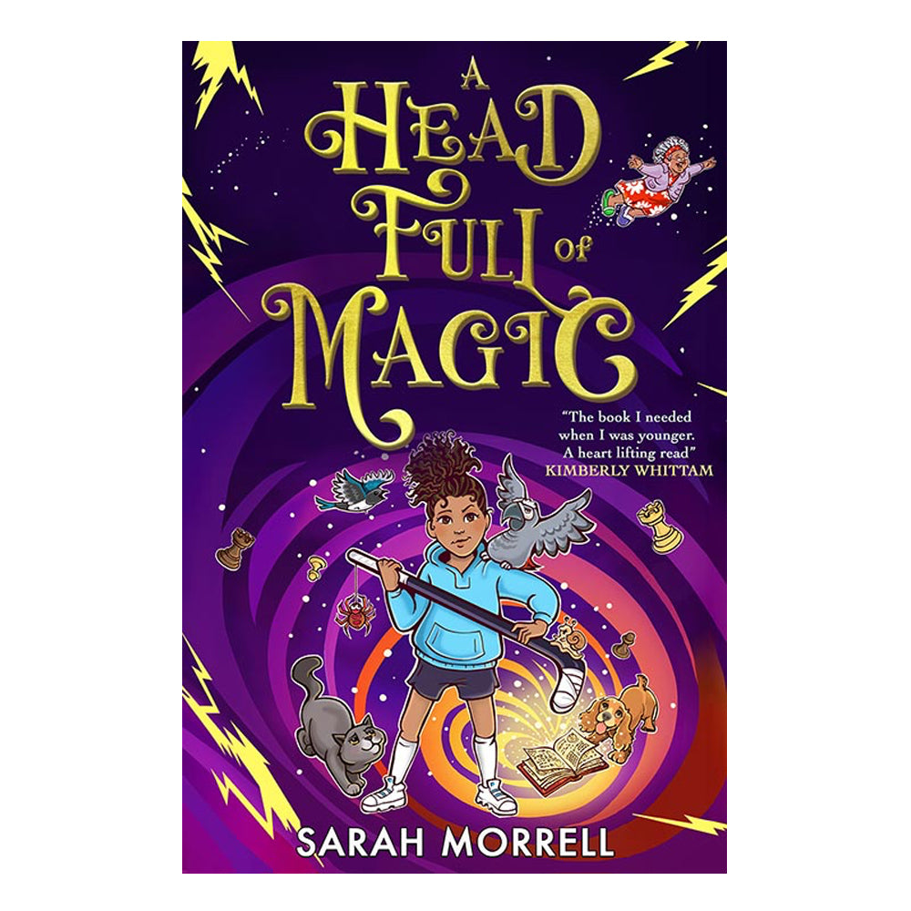 'A Head Full of Magic' book cover — children's picture book illustrated by Ale Artigas.