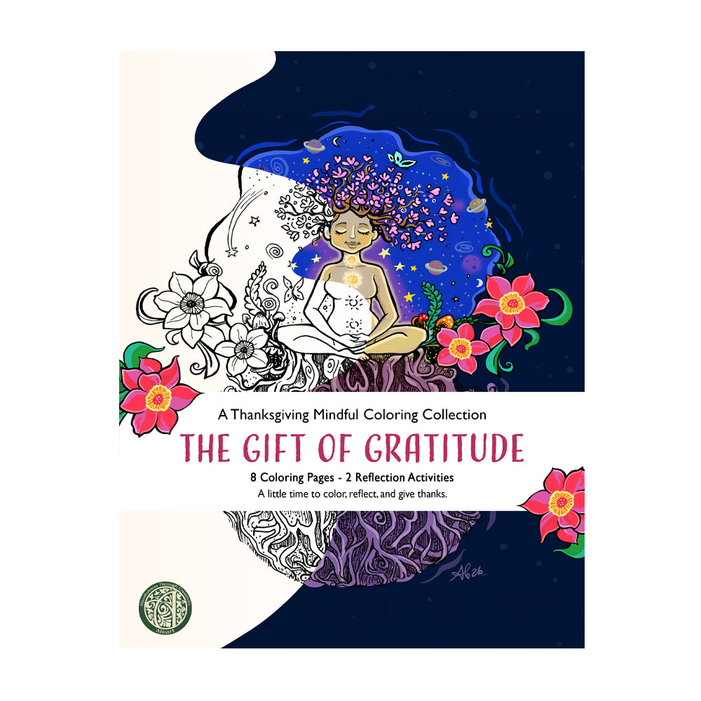 The Gift of Gratitude - Printable Coloring Pages (PDF Download)